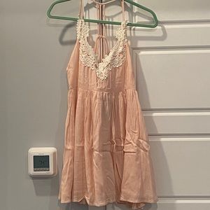 Open back Blush dress